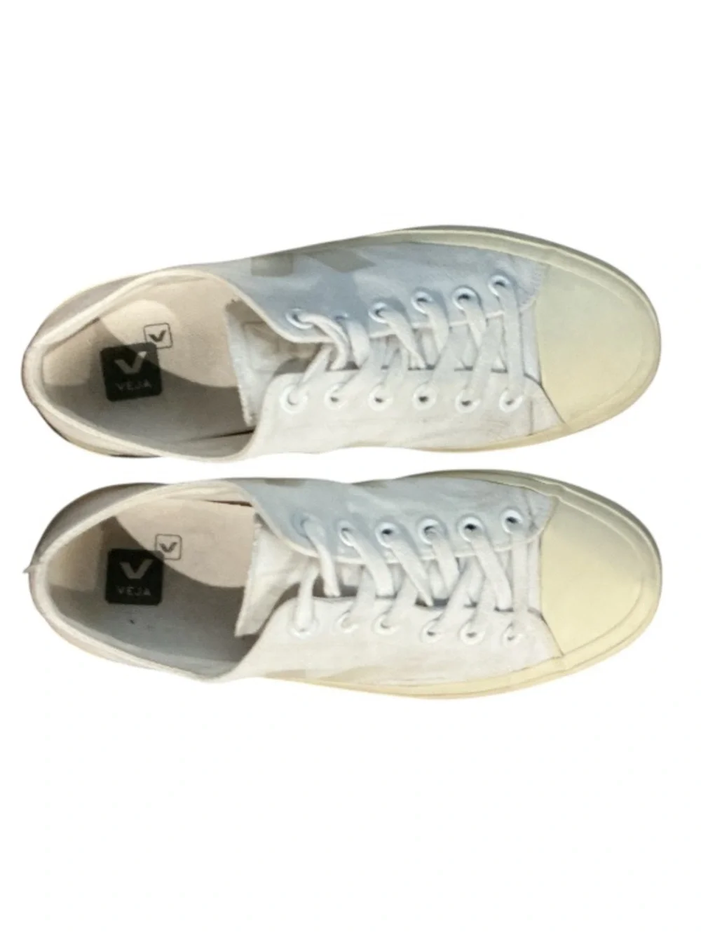 Authentic Veja woman’s signature designer canvas sneakers sz 9 Euro 40